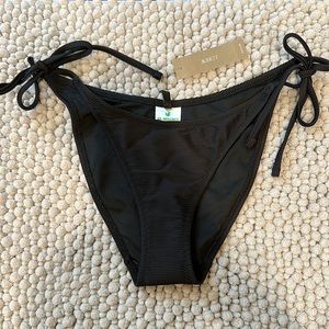 NWT J Crew black side tie bikini bottom